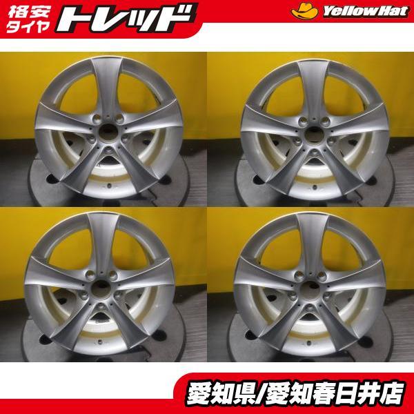 BMW 3シリーズ 4シリーズ 4本セット 送料無料 中古 アルミ AGA TAS 17インチ 7.5J +37 5H 5穴 PCD 120 アルミホイール