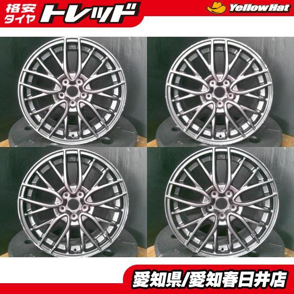 WRX STi WRX S4 4本セット 送料無料 中古 アルミ SUBARU スバル 純正 18インチ 8.5J +55 5H 5穴 PCD 114.3 ガン