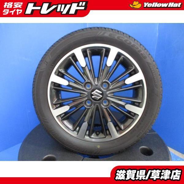 BRIDGESTONE 4本 美品 スズキ スペーシアカスタム純正 15インチ4 BRIDGESTONE 4本 美品 スズキ スペーシアカスタム純正 15インチ4