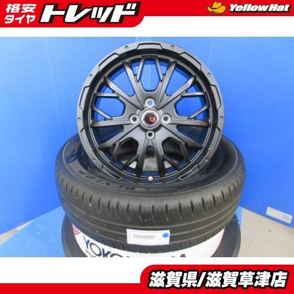 DUNLOP 新型 レックス ライズ ロッキー 4本 黒 16インチ4H 4穴 PCD 100 