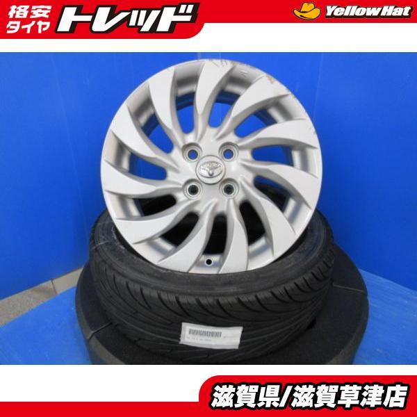 4穴pcd100 15インチ6j ホイール165/50/15 4本