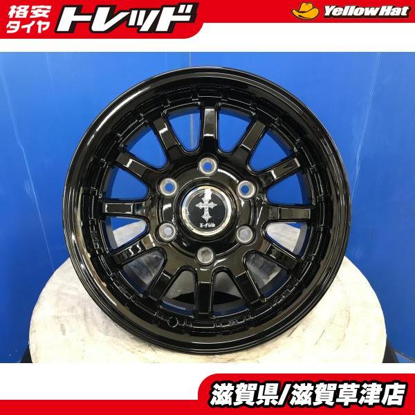 200系 ハイエース 4本 新品 X-FIELD α 15インチ 6J +33 6H 6穴 PCD