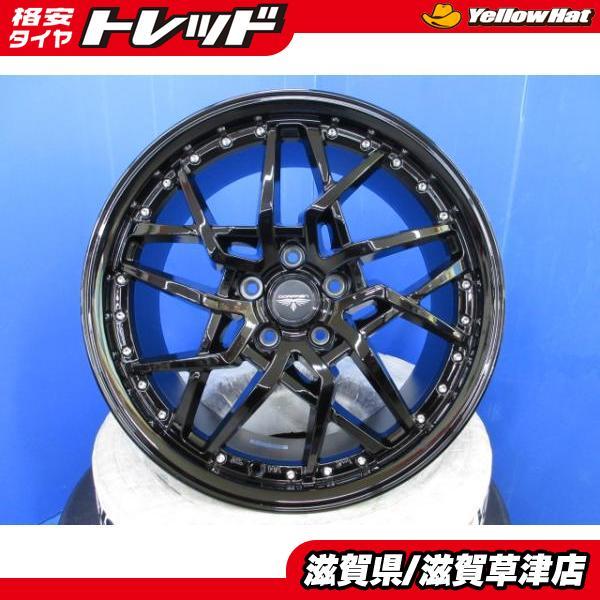 4本セット 新品 TOPY DORFREN GODIO ブラック 18インチ 5穴114.3 