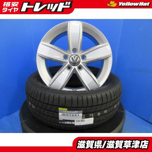 9部山以上 205/55R16 フォルクスワーゲン ゴルフ純正 ダンロップ 4本 taiheishopping_b051800125