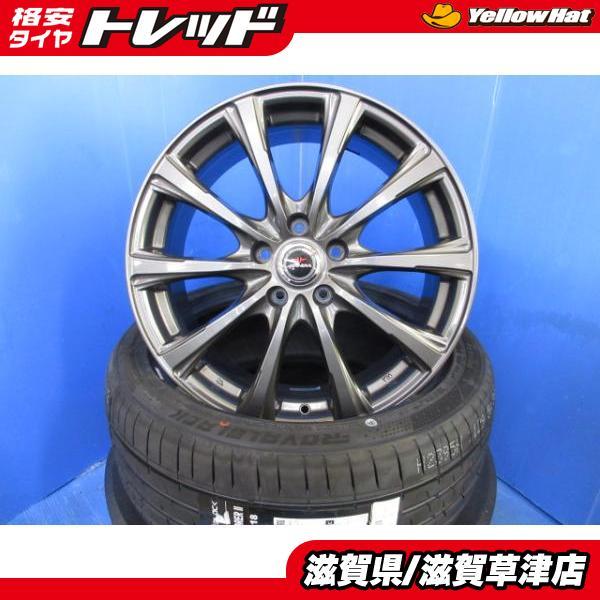 トヨタ クラウンアスリート 新品 225/45R18 夏用 サマータイヤ アルミ