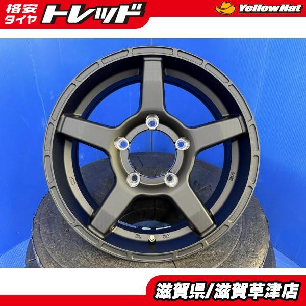 ジムニー JB23W JB64W 新品 JUSTICE05 マットブラック 16インチ アルミ