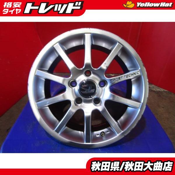 中古ホイール4本単品SET SPORT TECHNIC MONO10 VISION EU2 M14 13R仕様 