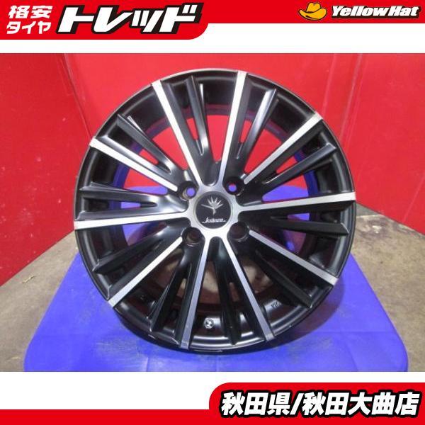 クリムソンホイール16インチ4H中古タイヤ付一本2ヶ所傷アリ - 16インチ