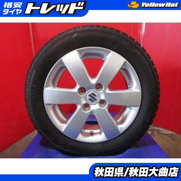 限定1台! スズキ スイフト純正 15 5.5 +45 4H100 + YH ice GUARD 185 