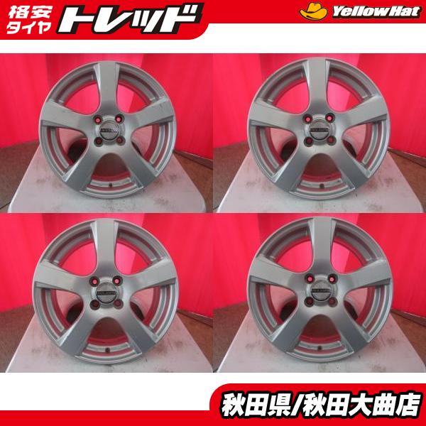 送料無料 限定1台! VIOLENTO 16 6.0 +44 4H100 中古 4本セット ライズ 