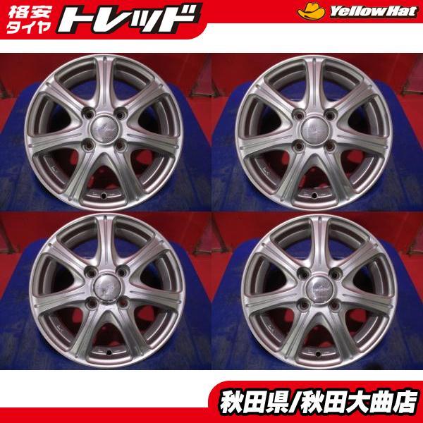 中古 軽自動車用タイヤホイール4本 TAGMAYER- 中古ホイール 4本 4J 13インチ PCD100 4穴 +42 ハブ67 N-BOX