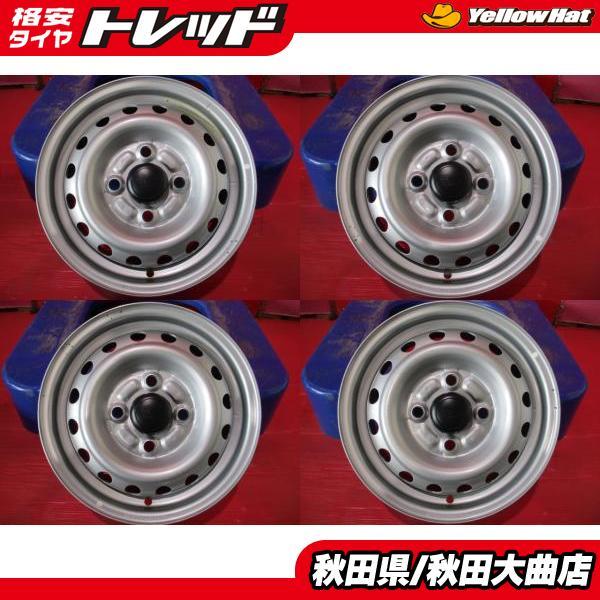 ★ダイハツ純正★12インチスチールホイール　ハイゼット、アトレー等　4本セット 限定1台 ハイゼット アトレー 中古ホイール4本セット ダイハツ