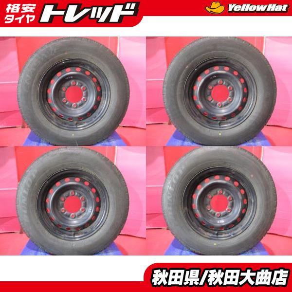 DUNLOP（ダンロップ） 限定1台 ハイエース 中古ホイール中古タイヤ4本