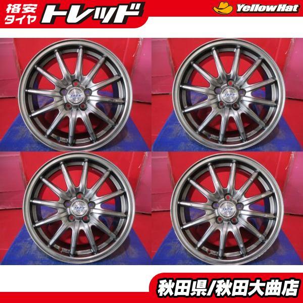 限定1台 86 BRZ インプレッサG4 中古ホイール4本セット ZACK JP-812 16 