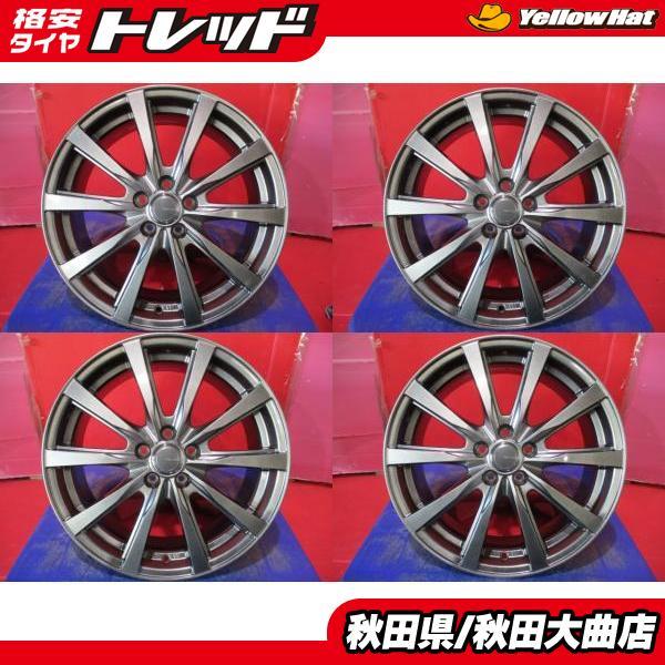 限定1台 プリウス カローラスポーツ 中古ホイール4本セット YFC GRASS 