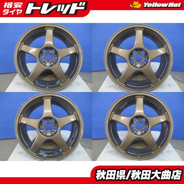 限定1台 インチアップ カスタム 中古ホイール4本セット ENKEI Racing