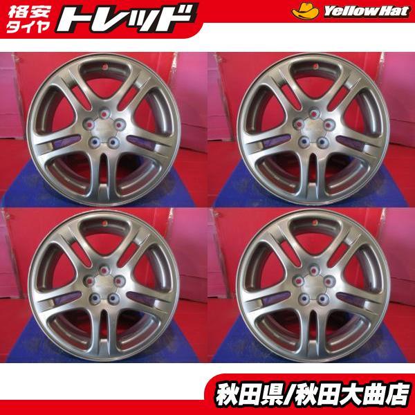限定1台 XV インプレッサG4 中古ホイール4本セット スバル レガシィ純正 17 7.0 +55 5H100 ホイール単品 ホイールのみ 夏用 冬用