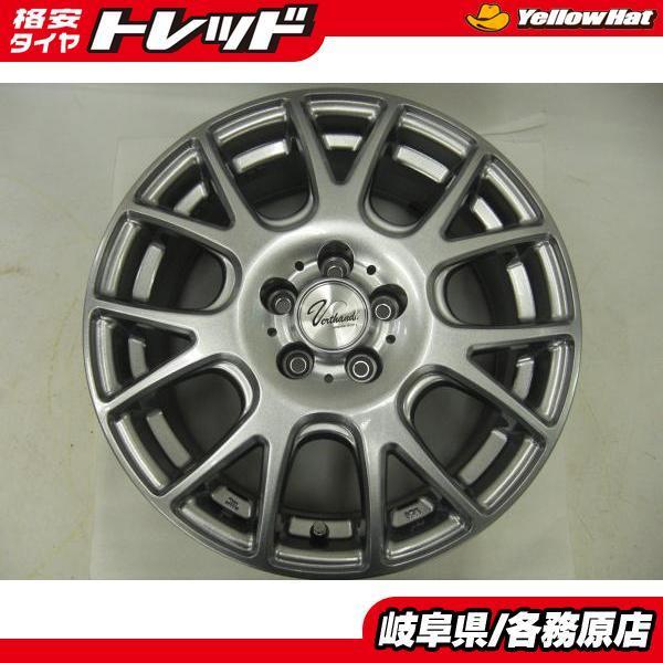 中古ホイール 4本 Verthandi YH-M7 16インチ 6.5J インセット+45 5穴 