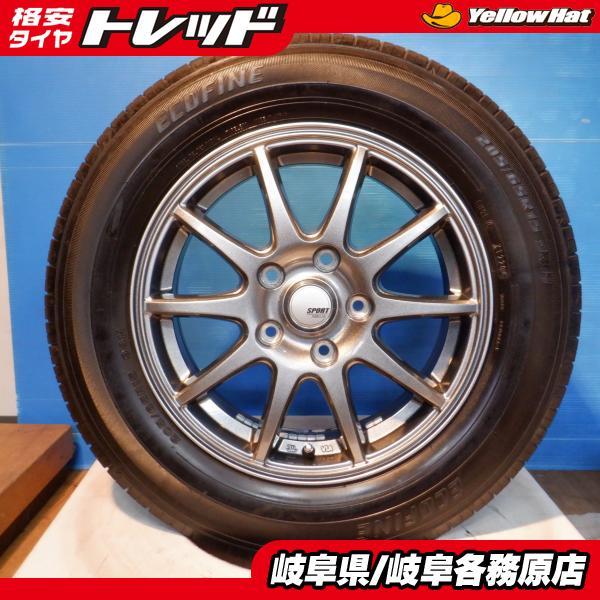 処分市) RG RKステップワゴン RN ストリーム 中古 夏タイヤ ホイール 4  