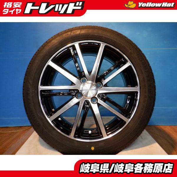 BRIDGESTONE BALMINUM 16インチ 6J 100-4H +45 195/55R16バリ山！
