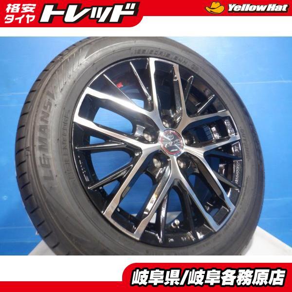 新品ホイール+中古タイヤ4本)シエンタ 170系に! 15x6.0+45 5H100 SMACK 