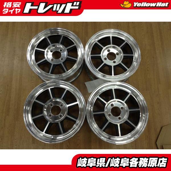 HAYASHI RACING STREET 15インチ ホイール 4本セット 中古4本】ハヤシレーシング ストリート 15インチ6J+38 4H100