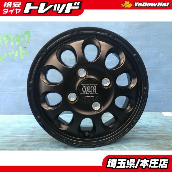 軽トラ 軽バン 新品 ガイアクロス GAIA 12インチ 社外 アルミホイール 