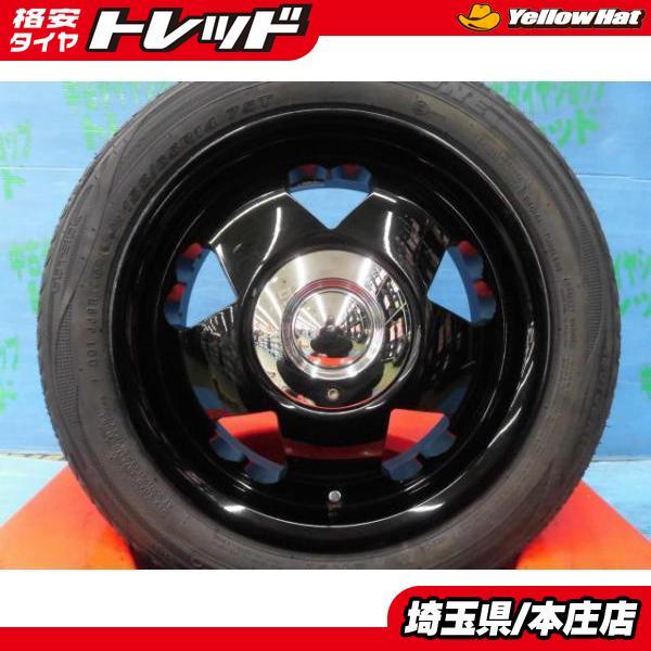 ムーヴ N-BOX 中古 オープンハート ホイール 14インチ 5.0J +45 4H100 