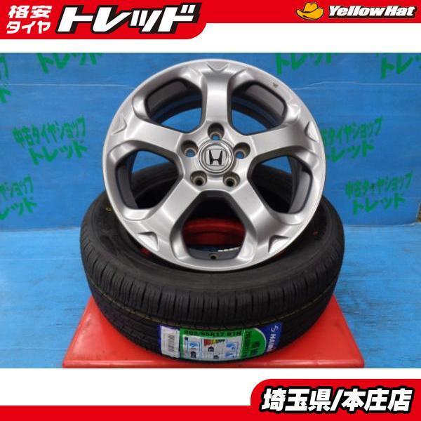 中古 ホンダ ストリーム RS 純正 17インチ ホイール 6j 5H114.3 +55 
