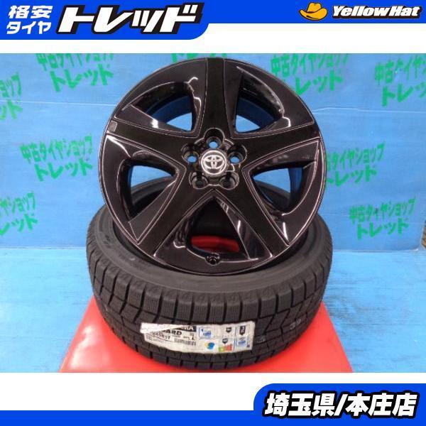 中古 プリウス Sツーリング純正 17インチ ホイール ヨコハマ アイス 