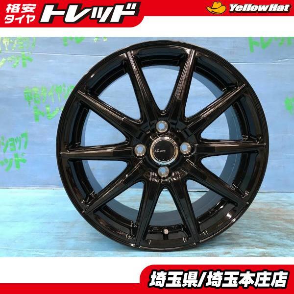 ライズ ロッキー IQ 16インチブラック アルミホイール 4枚セット