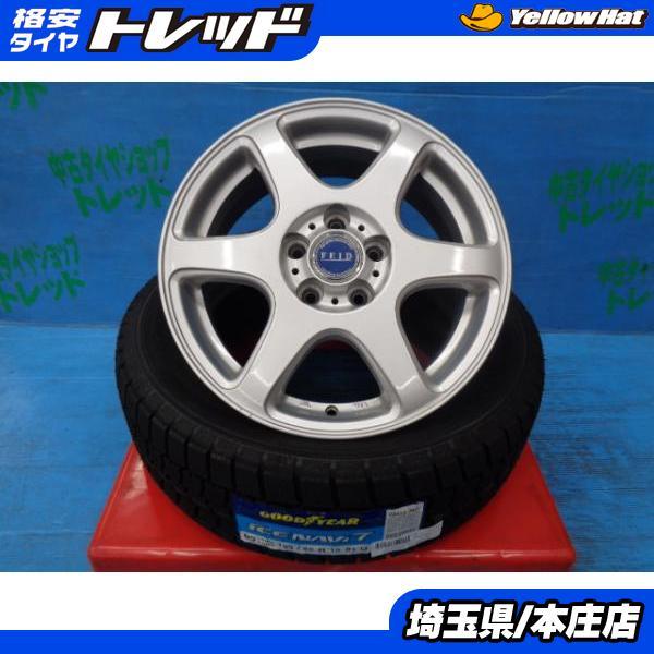 プリウスPHV インプレッサ 中古 社外 FEID アルミホイール 15  