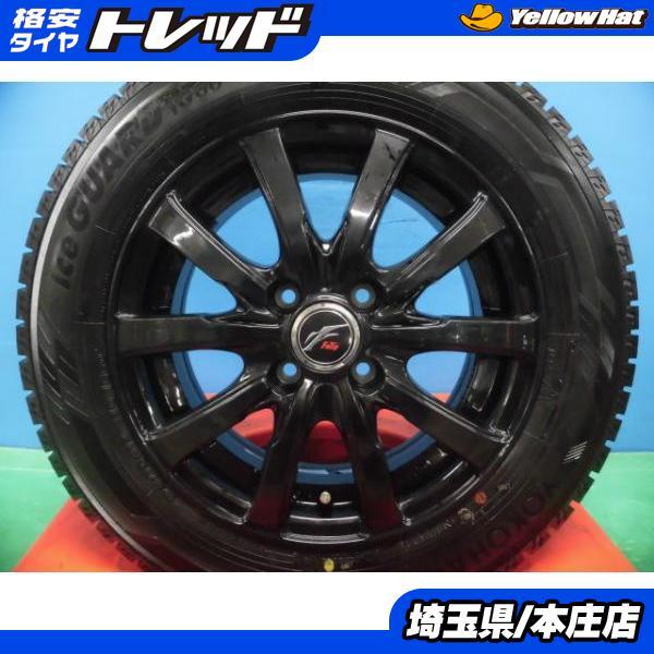 ヴィッツ ポルテ シエンタ 中古 社外 ファング アルミホイール 14  