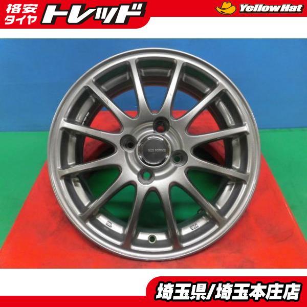 美品♪　アクア、ヴィッツ、フィットなどに！　エコフォルム　１５インチ アクア ヴィッツ ティーダ ノート インサイト フィット 中古 社外 エコ