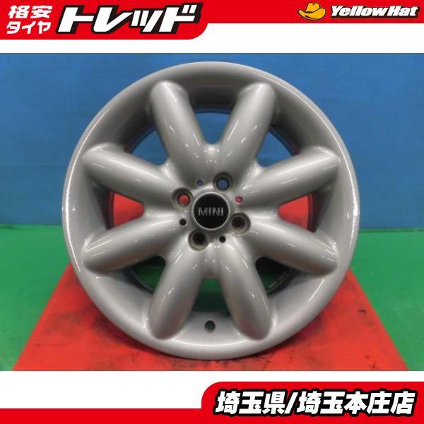 中古 ミニクーパー 純正 アルミホイール 17インチ 7.0J +48 中古 ミニクーパー 純正 アルミホイール 17インチ 7.0J +48