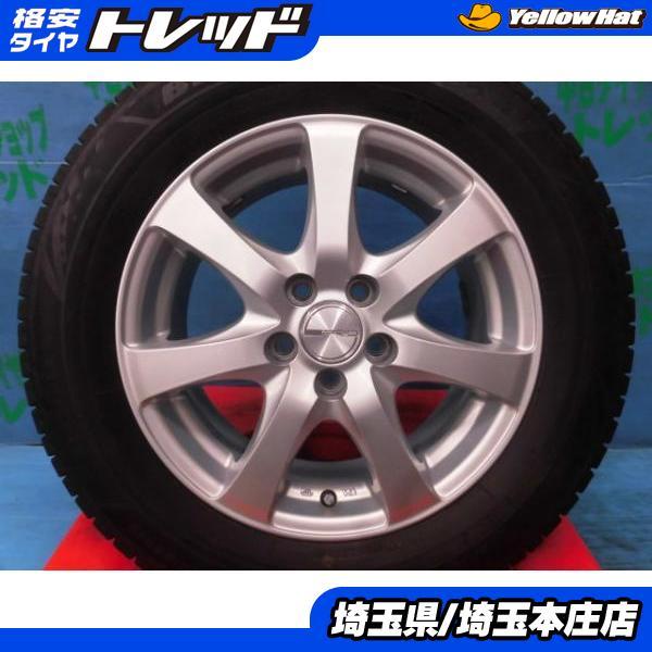 ウィッシュ プリウス 中古 社外 アルミホイール PRD 15インチ 6.0J +4 