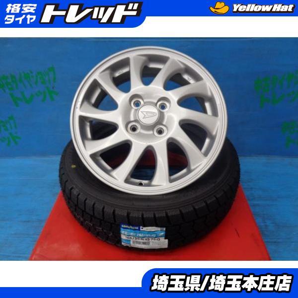 ダイハツ ムーヴ 純正ホイール付き 冬タイヤ