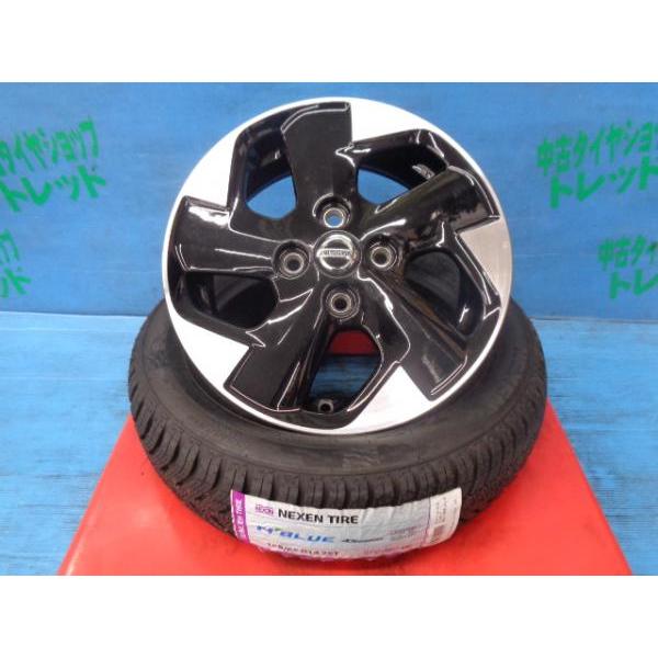 4本セット 中古 ルークス純正 14インチホイール 新品 オールシーズン 