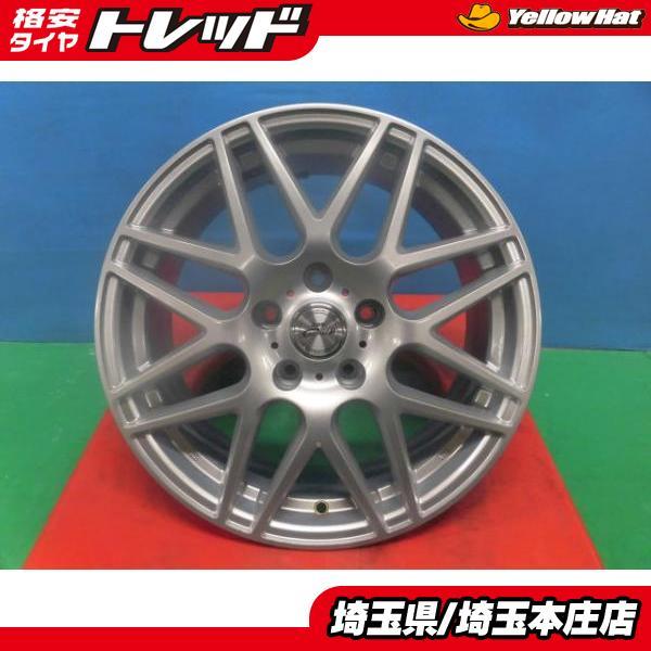 送料無料 中古 アルミホイール DOS ガビアル 17インチ 7.0J +48 5H114 