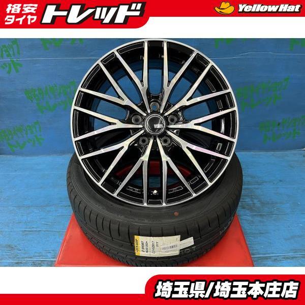 ステップワゴン フリード+ 215/45ZR17 新品夏タイヤアルミ4本SET 