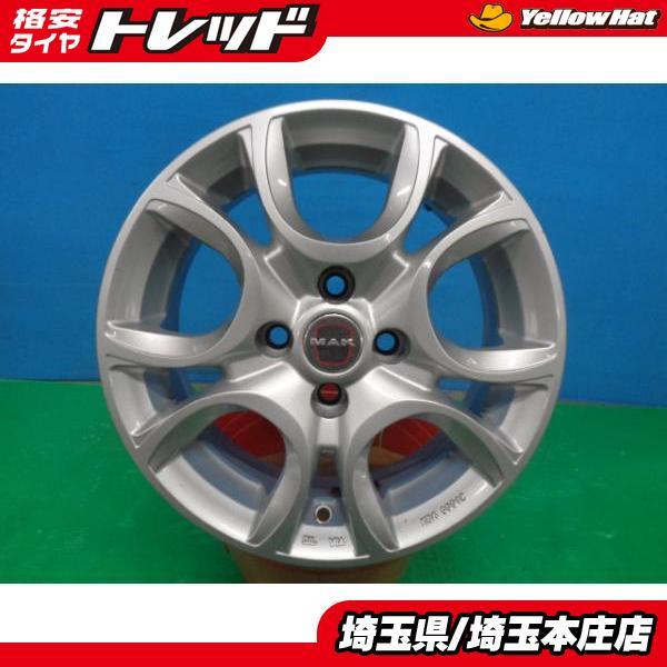 中古アルミ14X6.0 PCD98 FIATフィアット500 パンダなどに 単品 中古