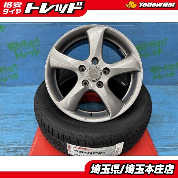 ノア ヴォクシー アクセラ ビアンテ 205/60R16 夏タイヤアルミ 4本 