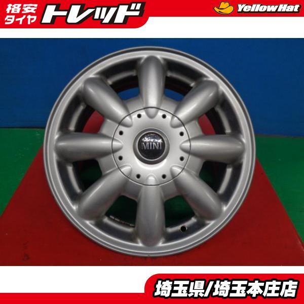 4本セット 中古 MINI 純正 15インチ ホイール 5.5j 4H100 +45 
