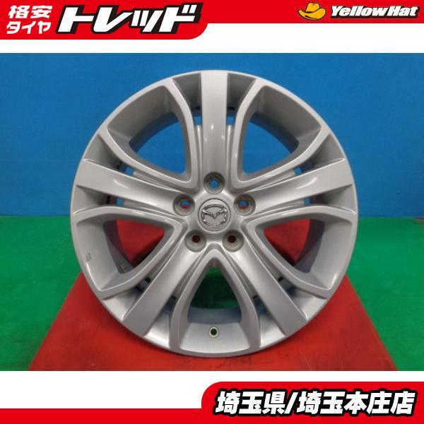 中古 マツダ MPV 純正 アルミホイール 18インチ 7.0J +45 5H114.3 4本