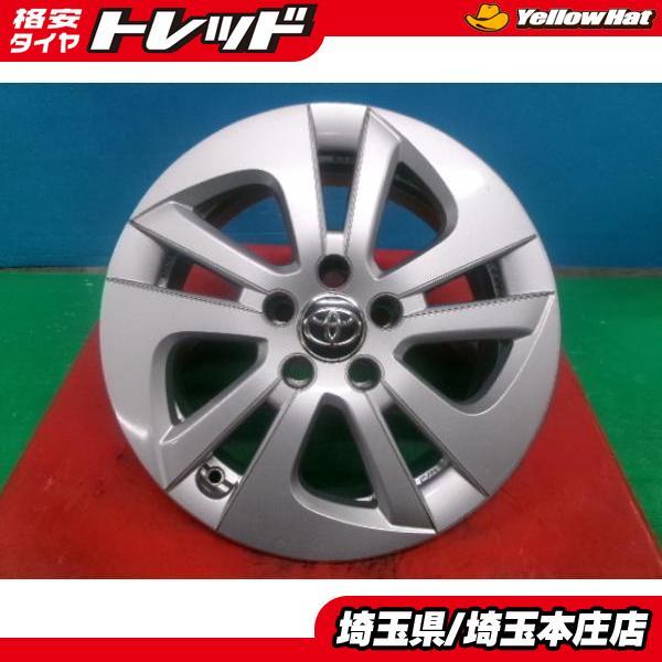 50系プリウス 15インチ ブラックスポークホイール スタッドレス 4本