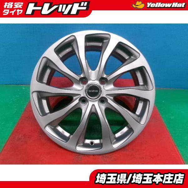 BS BRIDGESTONE BALMINUM バルミナ 社外ホイール 16インチ 4本 6J4HPCD100+40 ライズ ロッキー等　(VHA511) BRIDGESTONE（ブリヂストン） 軽自動車【アルミ単品4本価格】BALMINUM