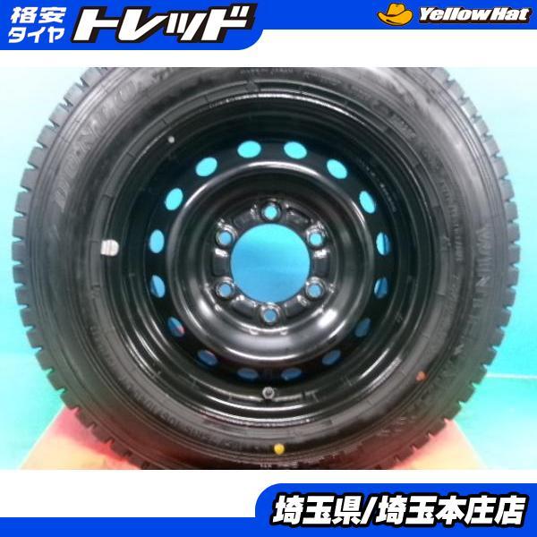 DUNLOP（ダンロップ） 中古 トヨタ ハイエース 純正 スチールホイール 
