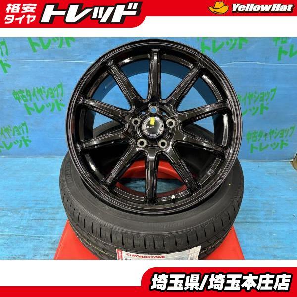 プリウスα マークX ジューク 225/45R18 新品夏タイヤアルミ4本セット 
