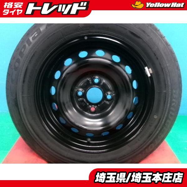 BRIDGESTONE（ブリヂストン） 中古 トヨタ ヤリス 純正 スチール 