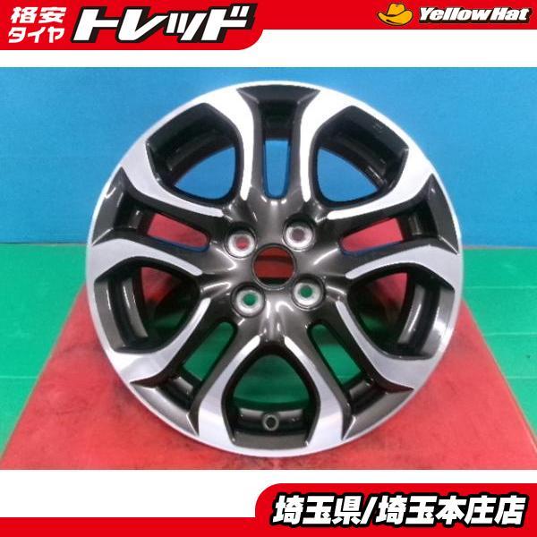 中古 マツダ MAZDA2 純正 アルミホイール 16インチ 5.5J +40 4H100 4本 